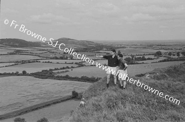 J DALY AND FRIEND AT DUNAMASE